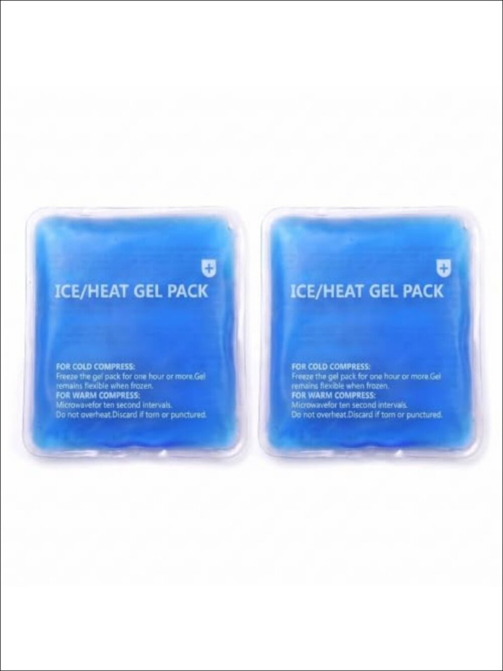 2 Pack Reusable Hot Cold Gel Ice Packs Flexible Compress